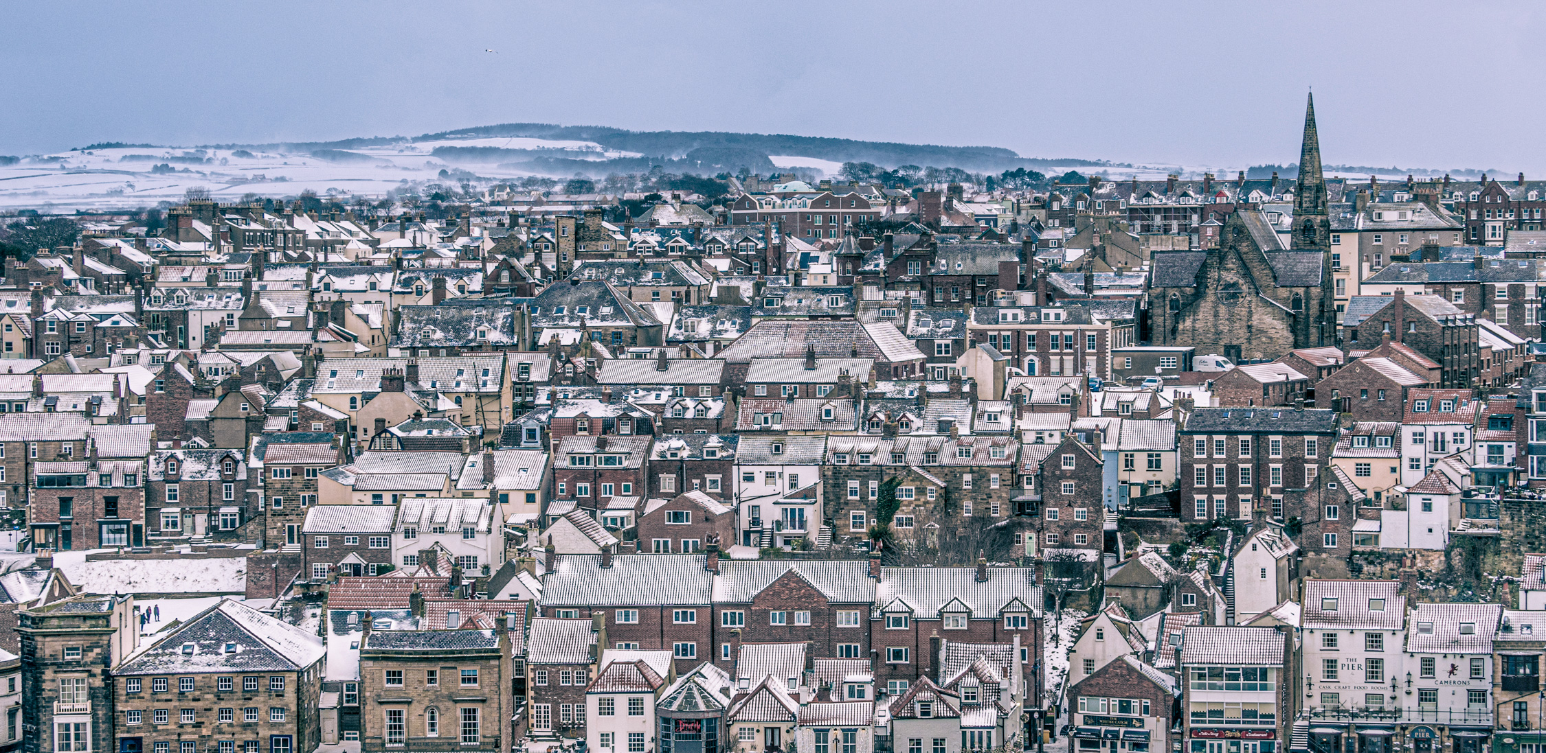 A "blue" colour grade makings images appear colder.